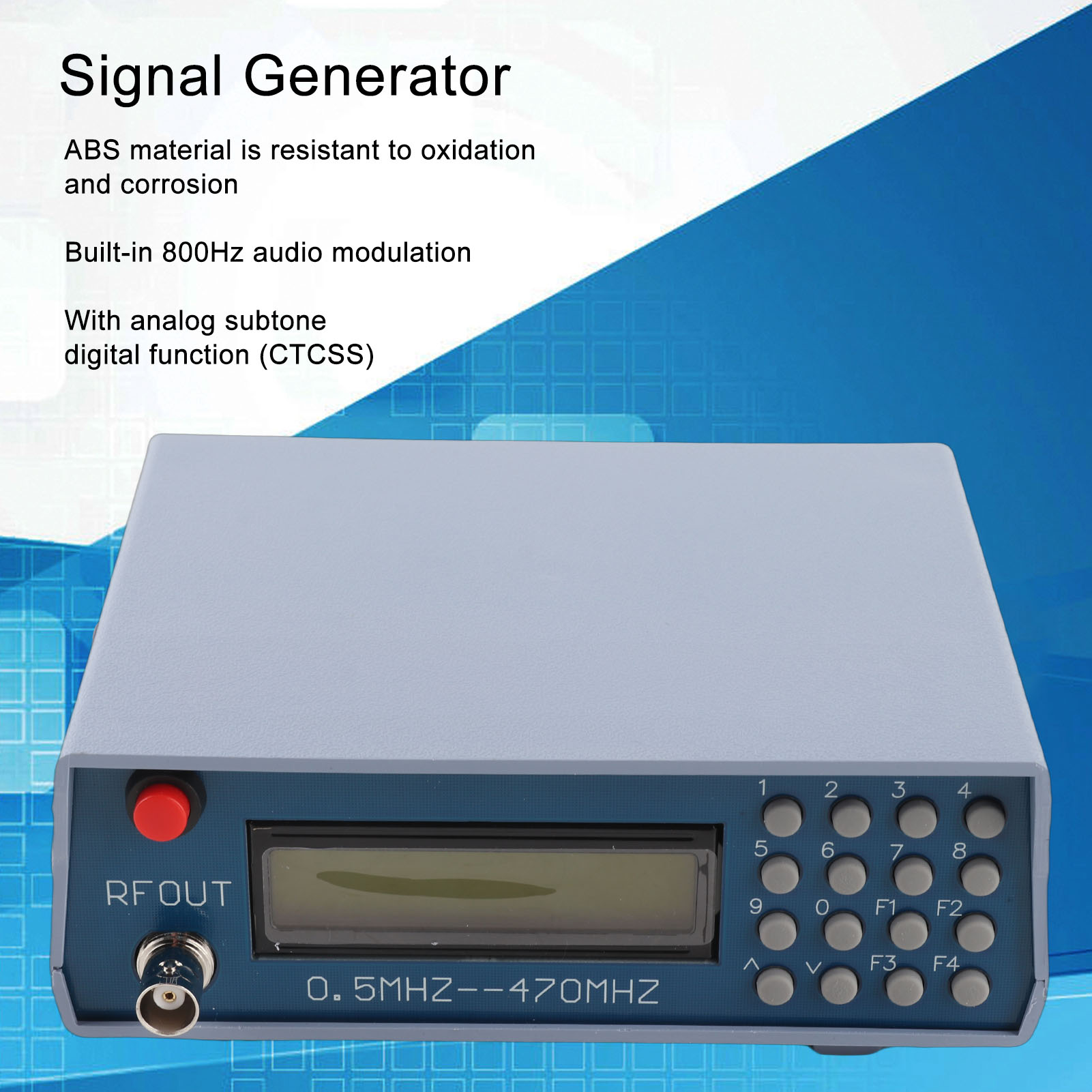 Générateur de signaux RF, sour - Rf Signal Generator 0.5Mhz To 470Mhz avis et prix