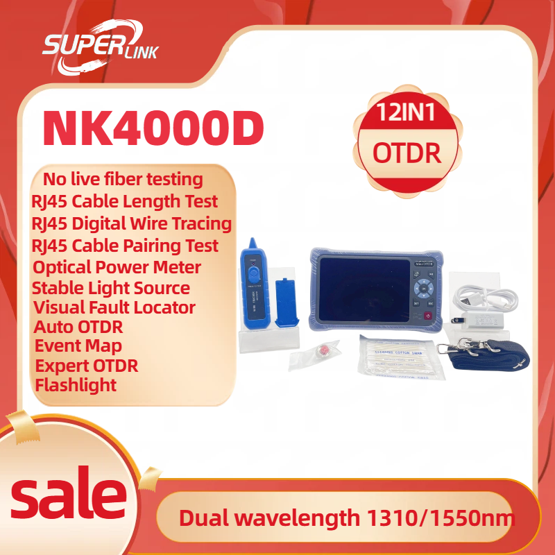 Novker 12-en-1 Mini OTDR NK400 - Optical Time Domain Reflectometer Otdr 1310 1550Nm avis et prix